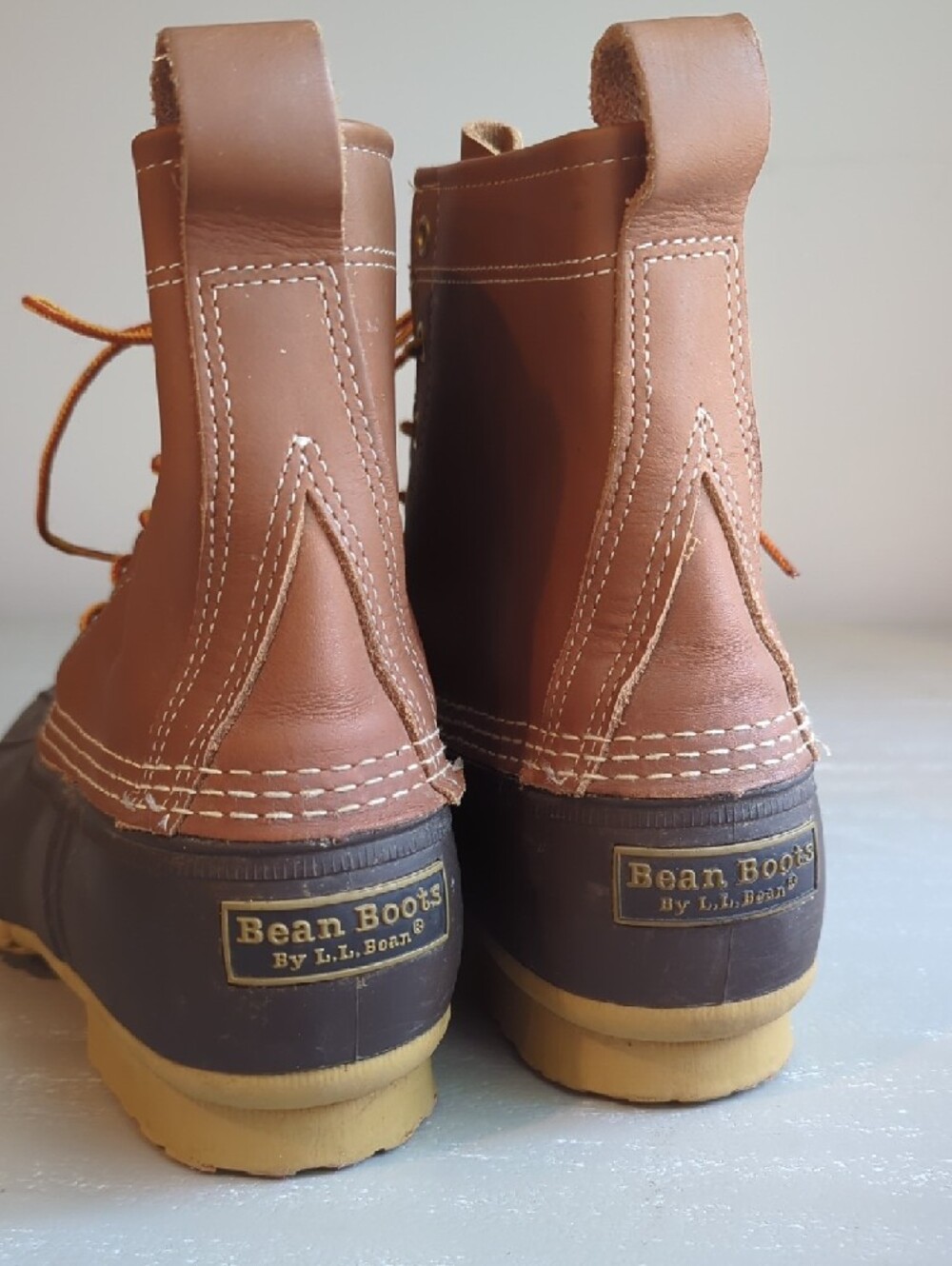 LL Bean‎ Boots 8" Tan Mens 10 - Picture 5 of 7